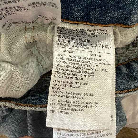 Levi’s 511 32x34 Men’s Flex Slim Fit Classic Blue Denim Jeans - Picture 5 of 5